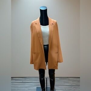 Leith Camel Boyfriend Blazer